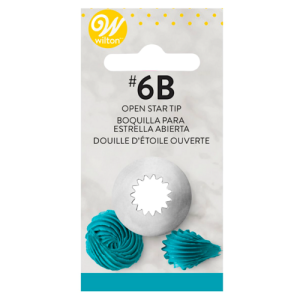 Wilton – Boquilla #6B – Estrella abierta Ø 12mm