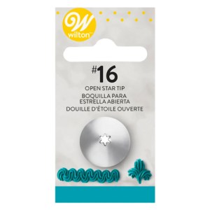 Wilton – Boquilla #16 – Estrella abierta cardada Ø 5mm
