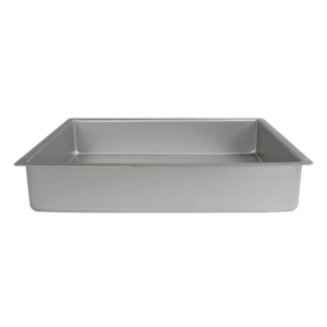 PME - Molde bizcocho rectangular de aluminio anodizado 22,9 x 30,4 cm, alto:10,2 cm
