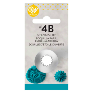 Wilton – Boquilla #4B – Estrella abierta Ø 10mm