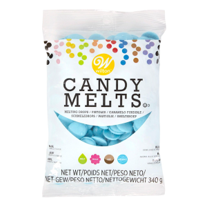 Wilton - Candy Melts con sabor a chocolate ideal para decorar tus postres, 340gr