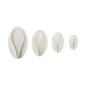 Pavoni - Set 4 cortadores lirio con expulsor