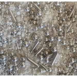 Azucren - Sprinkle plata blanco 50g
