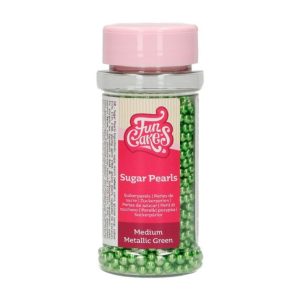 FunCakes -  Mini perlas de azúcar verde 90g