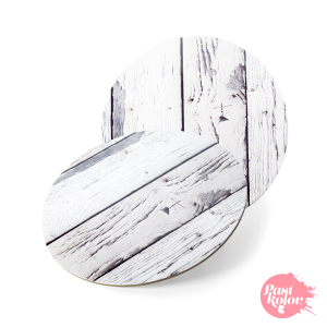 PastKolor – Base redonda madera clara 20 cm Ø _ 3 mm groso