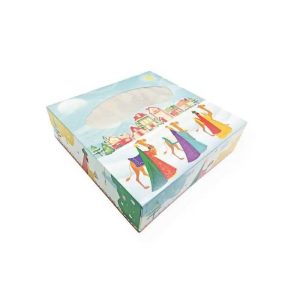 Caja Roscón "Reyes Mayos" 35 x 8 cm. altura