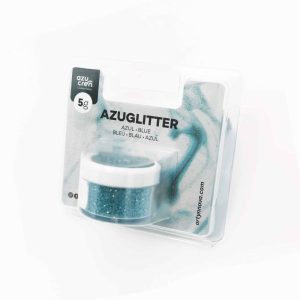 Azucren - Purpurina decorativa azul 5 gr.