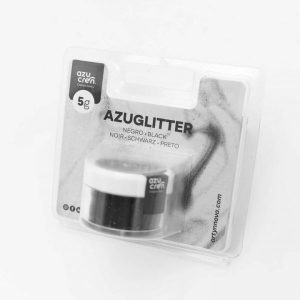 Azucren - Purpurina decorativa color negro 5 gr.